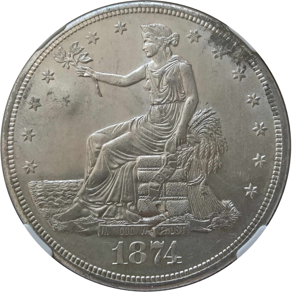 1874-S-Trade-Dollar-With-2-Chopmarks